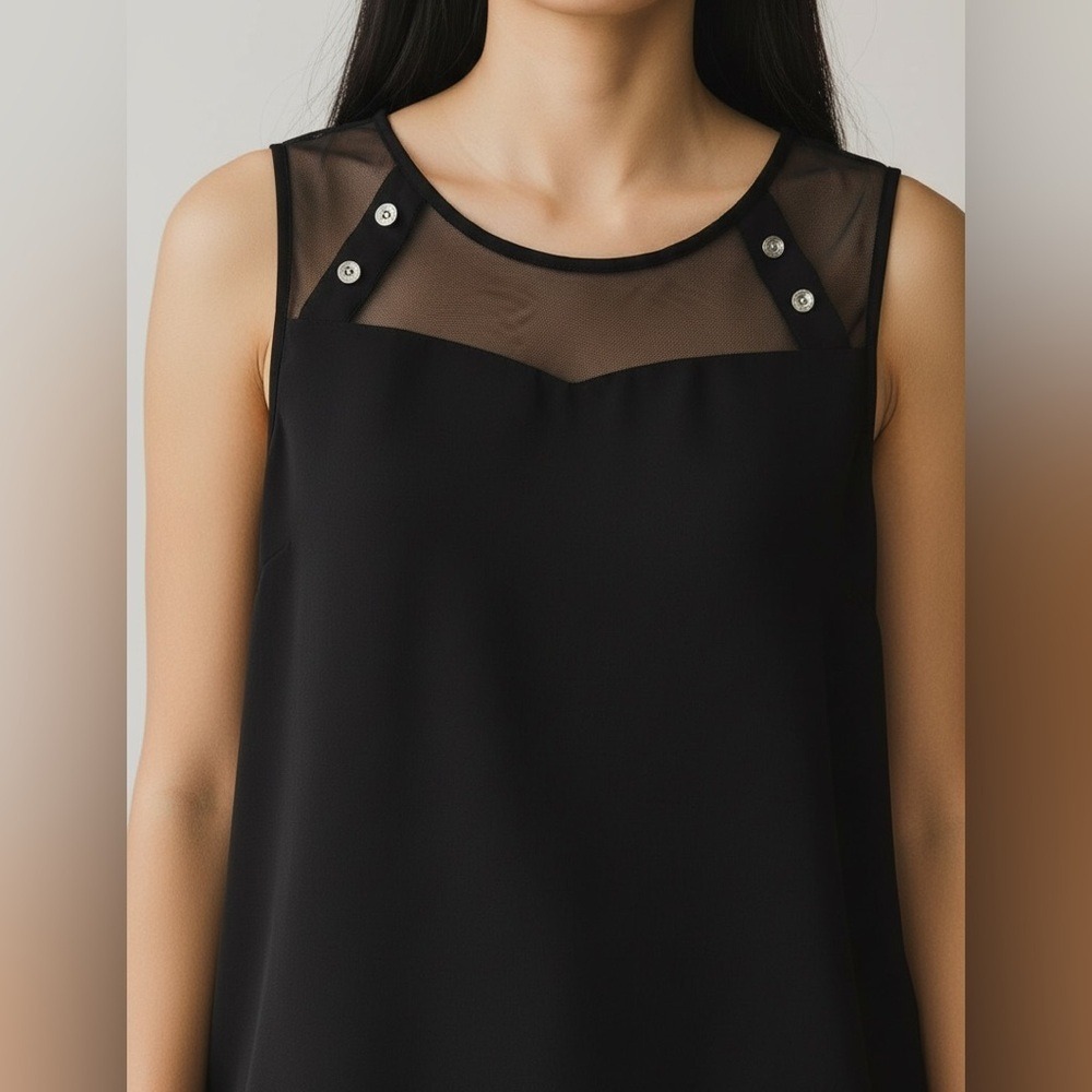 Black Sleeveless Top Size Medium‎